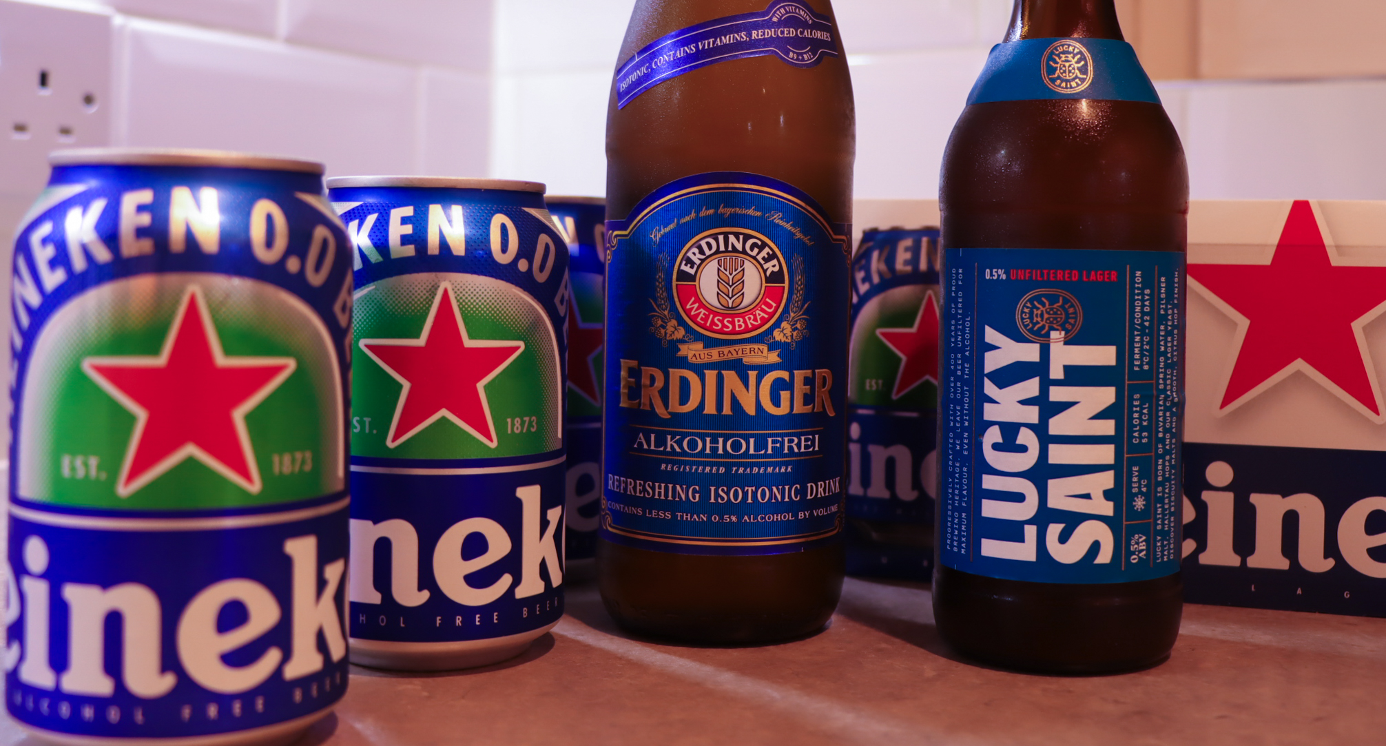 Low alcohol and low calorie beers